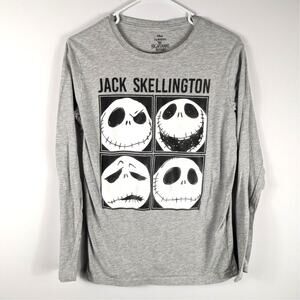 Disney Nightmare Before Christmas Jack Skellington Long Sleeve Shirt XL Burton